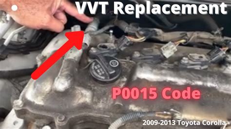 How To Replace A Variable Valve Timing Solenoid Toyota Corolla Youtube