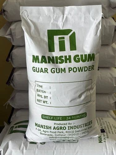 Food Grade Guar Gum Powder Best Viscosifier Stabilizer At Rs 135