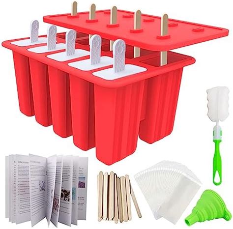 Amazon Mirenlife Silicone Ice Pop Molds Popsicle Maker Molds