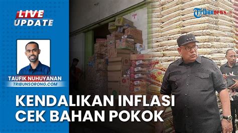 Monitoring Kebutuhan Bahan Pokok Pj Gubernur Papua Barat Daya Kunjungi