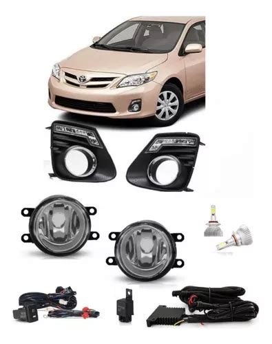 Kit Farol De Milha Drl Led Daylight Corolla