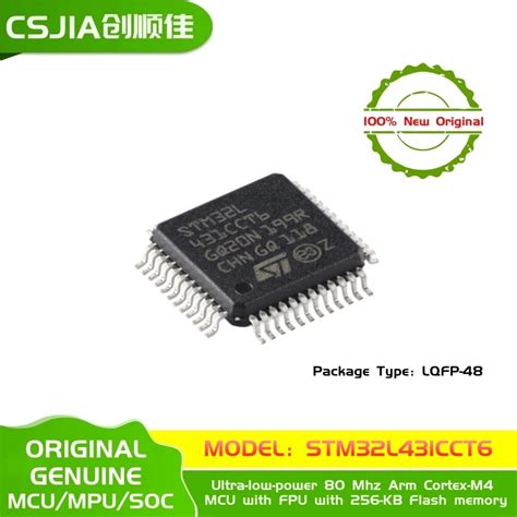 STM32L431CCT6 LQFP 48 100 New Original ARM Cortex M4 32 Bit