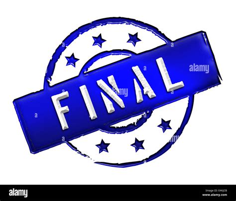 Stamp Final Stock Photo Alamy