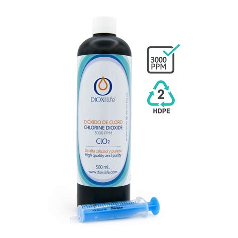 Chlorine Dioxide Solution 500 Ml Crystal Dioxilife Cds Online Shop