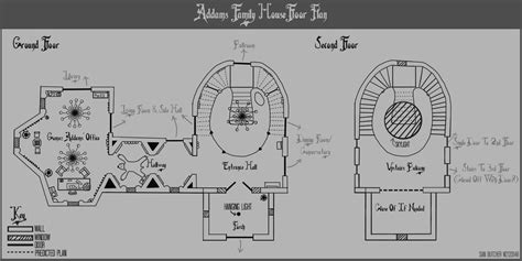 Floor Plan Addams Family House - floorplans.click