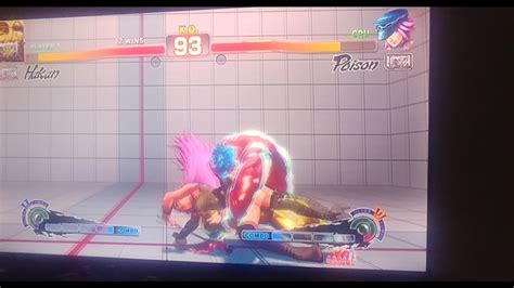 Ultra Streetfighter 4 Hakan Throw On Poison Alternate Outfit Ryona