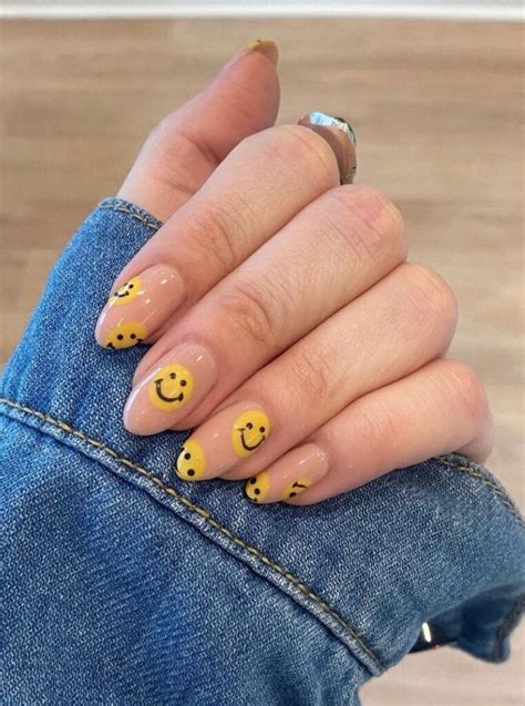 21 Smiley Face Nails That Are Sure To Put A Smile On Your Face Too