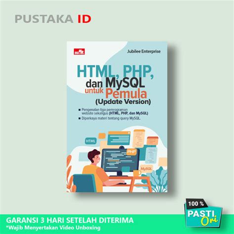 Jual Buku Html Php Dan Mysql Untuk Pemula Update Version Jubilee