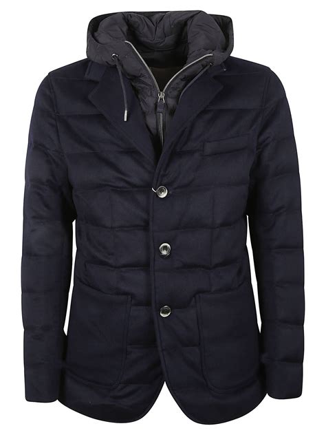 3 Buttons Layered Puffer Jacket Editorialist