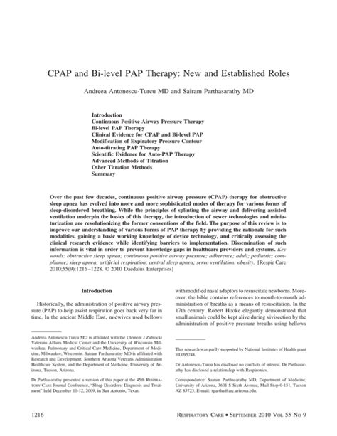 Cpap And Bi Level Pap Therapy New And