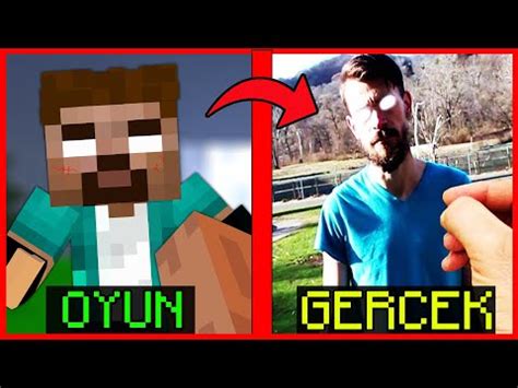 MİNECRAFT PARODİLERİ GERÇEK YÜZLERİ Minecraft Parodileri Zengin