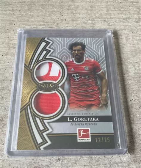 Topps Tier One Bundesliga Leon Goretzka Fc Bayern M Nchen