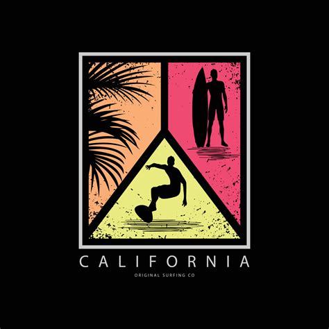 California Illustration Typography Perfect For T Shirt Design 14774117