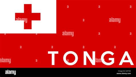 flag of Tonga Stock Photo - Alamy