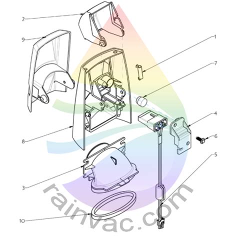 Rainbow Model RHCS19 SRX Series Vacuum Parts