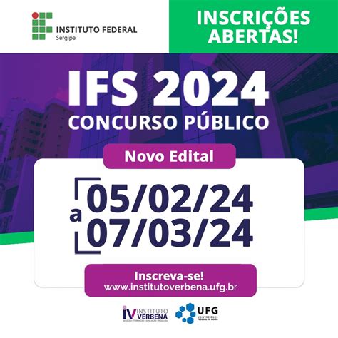 IFS abre inscrições para concurso de Técnico Administrativo FaxAju