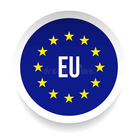 Logo d UE Union européenne illustration de vecteur Illustration du