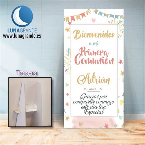 Cartel Bienvenida Comuni N Personalizado Env O Gratis