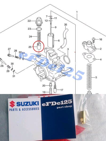 Jual Plunger Nepel Cuk Shogun 110 Shogun 125 Arashi 125 Axelo 125 Smash