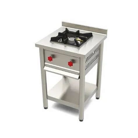 Stainless Steel Single Burner Range For Restaurant At Best Price In