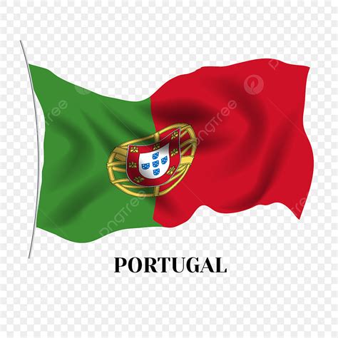 Desenhos Animados Desenhados Bandeira Mão Portugal Dia De Libertação