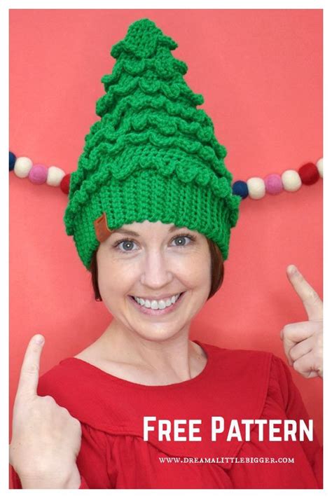 Christmas Tree Hat Free Crochet Pattern And Paid Crochet Hats