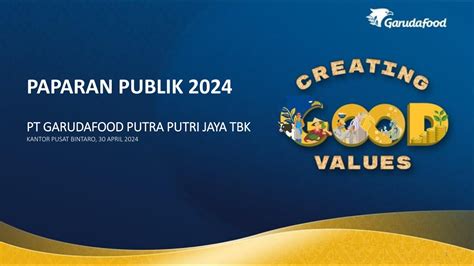 Public Expose Pubex GOOD Garudafood Putra Putri Jaya Tbk 2024