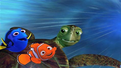 Finding Nemo Nemo S Underwater World Of Fun Turtle Surfing Game