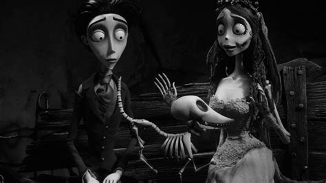 The Corpse Bride And Groom Are Standing Next To Each Other In This