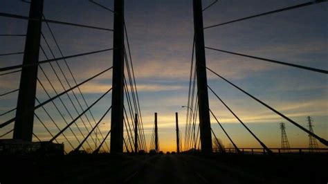 Pitt River Bridge Located Between Port Coquitlam Bc And Pitt Meadows Bc Canada Photo Taken By