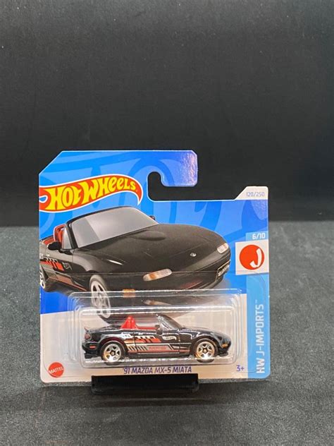 Hot Wheels 91 Mazda MX 5 Miata Black Carshoping