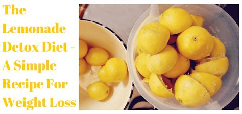 Lemon Water Detox Diet A Simple And Proven Recipe For Weight Loss 7min Blog