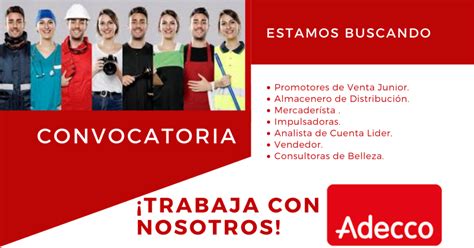 Adecco Nuevas Oportunidades De Empleo Tu Opcion Laboral