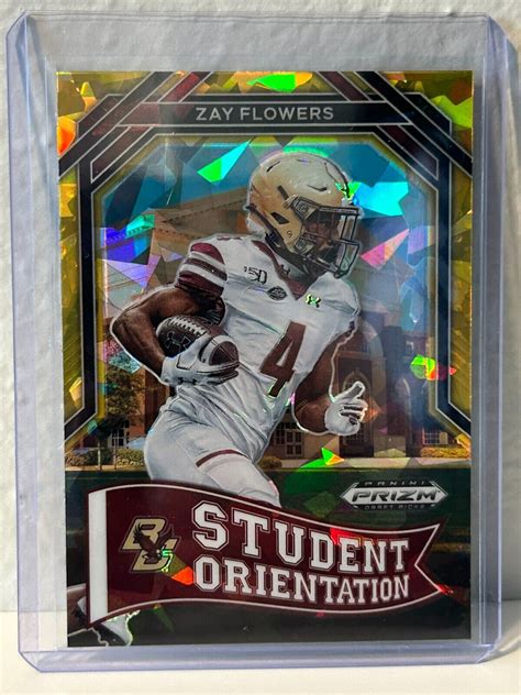 2023 Panini Prizm Draft Picks Student Orientation Gold Ice Prizm SO