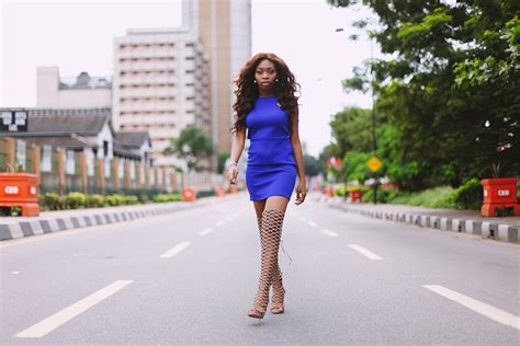 What I Wore Nude Thigh High Gladiator Heels The Fashion Engineer