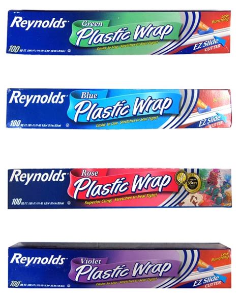 Wholesale Reynolds 100 Sq Ft Plastic Wrap Assorted Colors