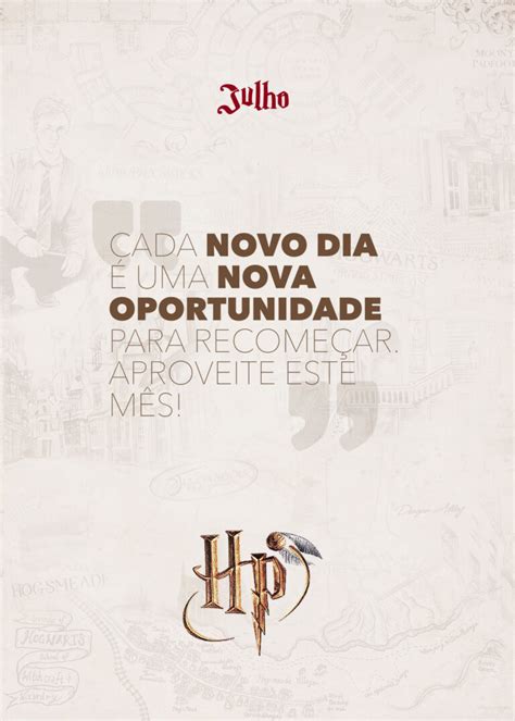 Julho Capa Planner Harry Potter Fazendo A Nossa Festa