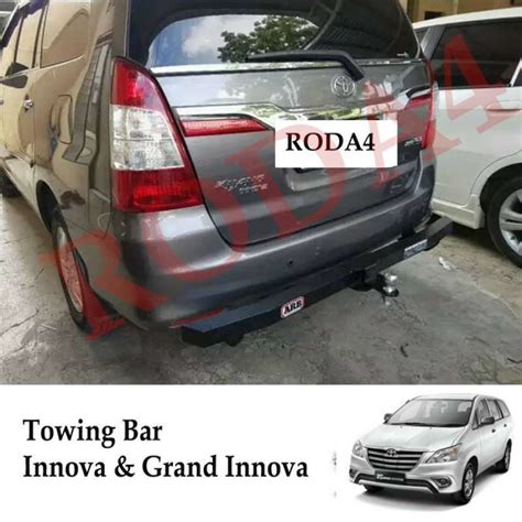 Jual Towing Bar Besi Bumper Belakang Arb Grand Innova Panjang Full Di