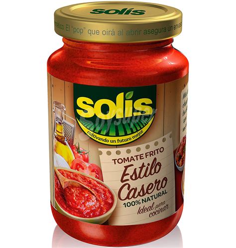 Solís Tomate frito estilo casero Frasco 350 gr