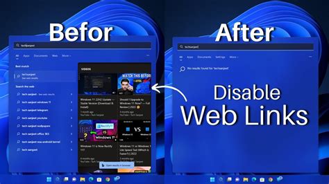 How To Disable Web Links In Search Windows 11 Disable Bing Search In