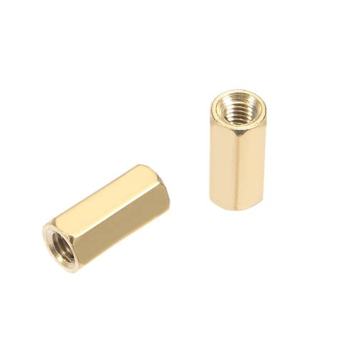 30pcs Brass Straight PCB Pillar Female Thread Hex Standoff Spacer