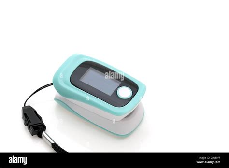 Pulse Oximeter Device Isolated Healthcare Monitoring Concept Stock