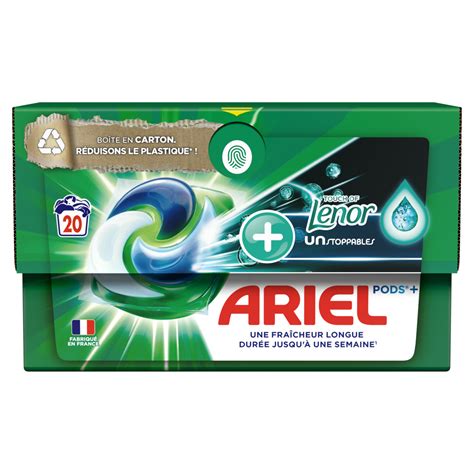 Ariel Pods Lessive Capsules Touche De Lenor Unstoppables Lavages