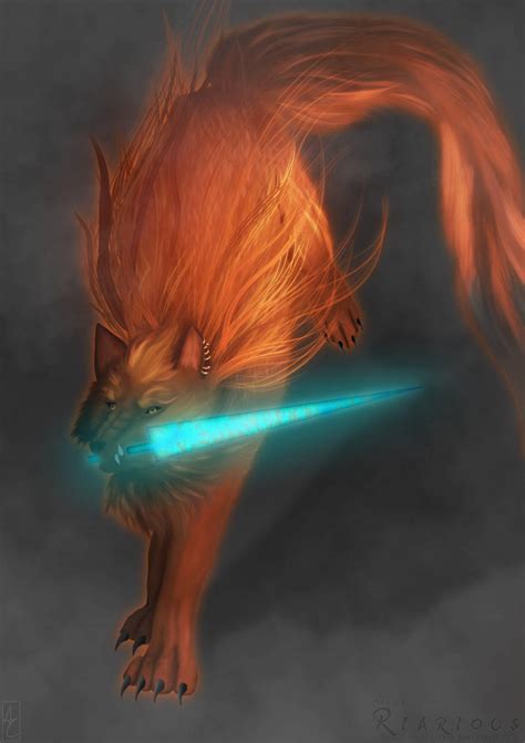 Fanart - Red Wolf of Radagon (Elden Ring Boss) by FrozenAltars on ...