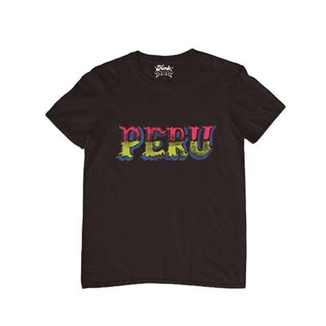 Ripley Polo Unisex Kmk Peru Negro Algod N