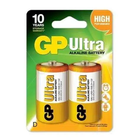 Pilas Alcalinas Gp Ultra D Lr V Unidades Fullpila