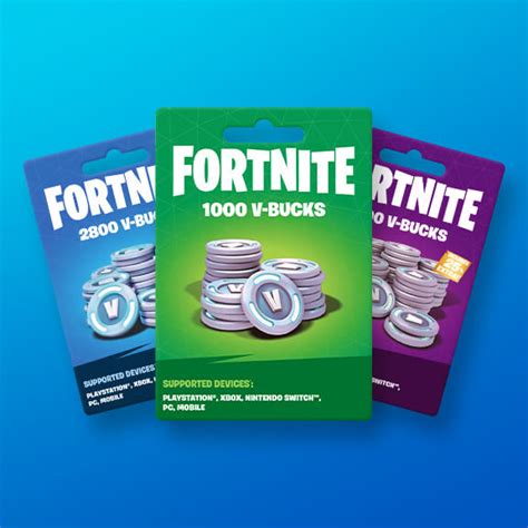 Les cartes de V bucks de Fortnite arrivent bientôt dans le commerce