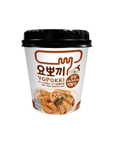 Comprar Online Pastel De Arroz Con Ajo Coreano Cup Yopokki G