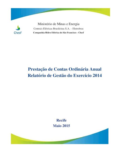 Pdf Presta O De Contas Ordin Ria Anual Relat Rio De Gest O Do