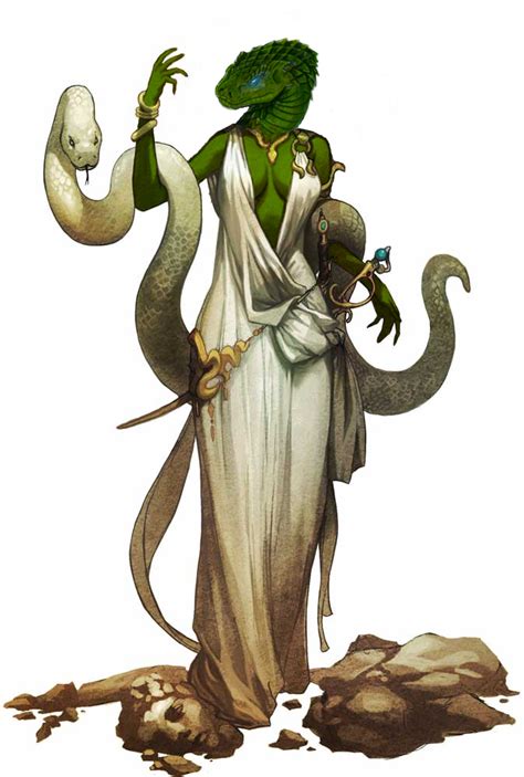 Female Serpentfolk By The Clockwork King On Deviantart